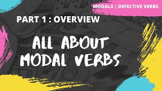 All about Modal Verbs  Defective Verbs  Auxiliary Verbs  Examples  Exercise [upl. by Goles]