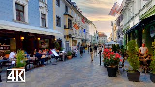 Bratislava Slovakia đź‡¸đź‡° Evening Walking Tour [upl. by Avon]