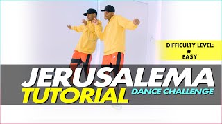 Jerusalema Dance Tutorial  Step by step [upl. by Maurili616]