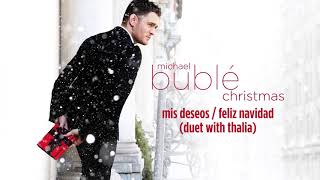 Michael Bublé  Mis Deseos  Feliz Navidad Karaoke Instrumental Version [upl. by Felder]