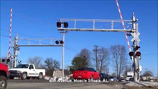 Railroad Crossings of the NS Memphis District West End [upl. by Bastien]