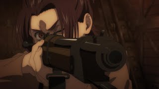 Attack on Titan Season 4 Episode 8  Gabi kills Sasha [upl. by Kaye]