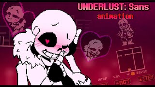 Underlust Sans ANIMATION [upl. by Nnylsia552]