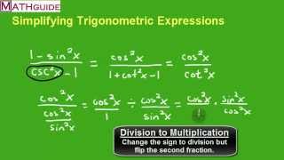 Simplifying Trigonometric Expressions [upl. by Draw]