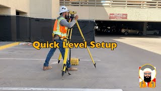 Surveying How to Setup a Builders Level [upl. by Nadaba74]