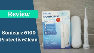 Philips Sonicare ProtectiveClean 6100 Electric Toothbrush Review USA [upl. by Anihta]