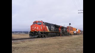 CN Q120 at Memramcook NB April 10 2022 [upl. by Phillip]