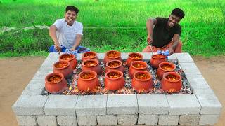 HANDI MUTTON CURRY  Patna Famous Dadan Handi Mutton Curry Recipe  Patna Village Food [upl. by Eetsirk]