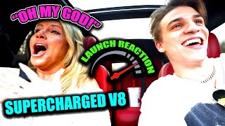 V8 SUPERCHARGED RANGE ROVER LAUNCH WITH MY MOM REACTION VLOG [upl. by Kast]