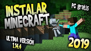 Como Descargar Minecraft para PC  ultima versión 1152  ACTUALIZABLE 2020  Gratis [upl. by Aratal327]