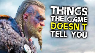 Assassins Creed Valhalla 10 Things The Game DOESNT TELL YOU [upl. by Nickie408]