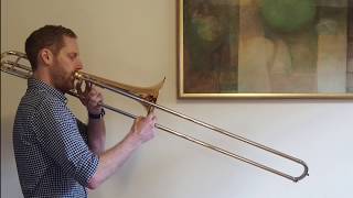 Db Major Scale  Trombone [upl. by Zined]