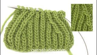 How to knit English rib with raglan decrease [upl. by Dviad61]