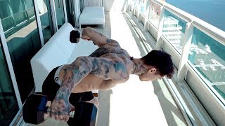 Home Back Workout DUMBBELLS ONLY [upl. by Suoinuj]