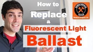 How to Replace a Fluorescent Light Ballast [upl. by Amend]