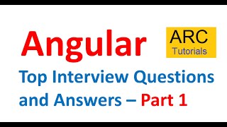 Angular Interview Questions and Answers latest 2019  Angular Interview Questions with examples [upl. by Odericus]