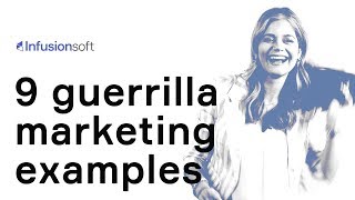 9 guerrilla marketing examples [upl. by Otirecul646]