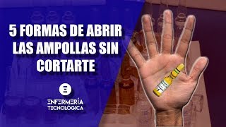 CÓMO ABRIR AMPOLLAS SIN CORTARTE🔪 [upl. by O'Kelly137]