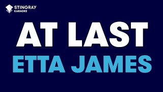 Etta James  At Last Karaoke with Lyrics [upl. by Marlie558]