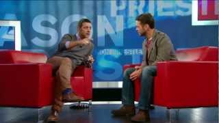 Jason Priestley on George Stroumboulopoulos Tonight INTERVIEW [upl. by Aelyk21]