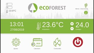 Comment puisje connecter mon poêle Ecoforest au wifi [upl. by Magnien]