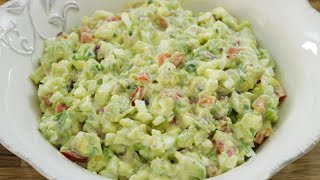 Avocado and Eggs Salad Recipe [upl. by Ogram]