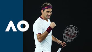 Roger Federer vs Marton Fucsovics  Extended Highlights 4R  Australian Open 2020 [upl. by Anialed]