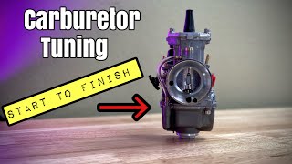 HOW TO TUNE A CARB  CARBURETOR step by step guided [upl. by Stanislaw]