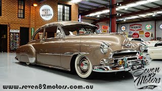 1951 Chevy Styleline coupe for sale  SEVEN82MOTORS Classics Lowriders amp Muscle cars [upl. by Eikcor]