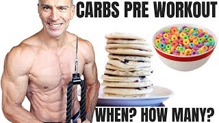 Carbs Before Workout  Amount  Timing [upl. by Sacram]