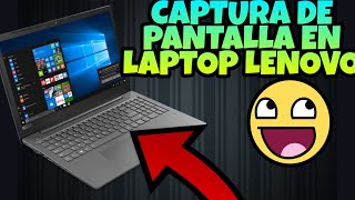 Como hacer una CAPTURA DE PANTALLA en LAPTOP LENOVO 2021 FÁCIL [upl. by Jess322]