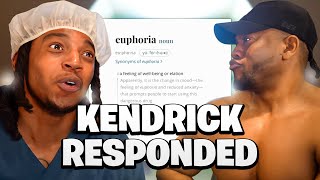 KENDRICK LAMAR  Euphoria DRAKE DISS REACTION [upl. by Quartis]