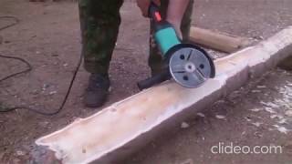 Log Debarker Angle Grinder Attachment [upl. by Euridice213]