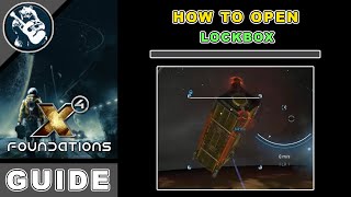 X4 Foundations How to Open Lockbox Beginner X4 Guide [upl. by Etteve]