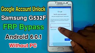 Samsung G532F FRP Bypass l Samsung Grand Prime Plus Google Account Unlock  Without PC [upl. by Wang]