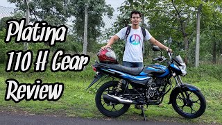 Bajaj Platina 110 H Gear Review  Better For Highways [upl. by Malliw]