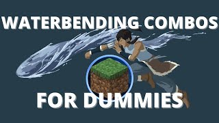 MINECRAFT WATERBENDING COMBOS TUTORIAL [upl. by Fabrin]