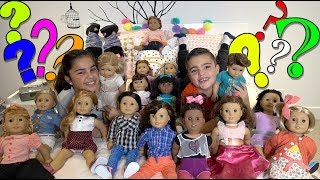 Blindfolded American Girl Doll Challenge  Graces Room [upl. by Benjie]