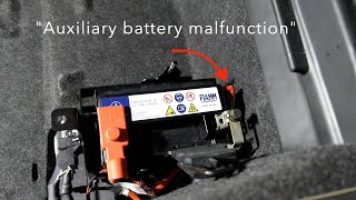 MercedesBenz  How To Replace Auxiliary Battery [upl. by Ater]