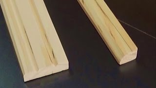 COMO HACER MOLDURAS DE MADERA  WOODEN MOLDINGS  Juan Carlos Aquila [upl. by Hairim]