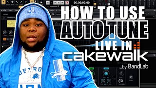 How To Use Auto Tune Live In Cakewalk  Graillon 2  Tutorial [upl. by Adnar]