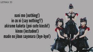 IjimeDameZettaiLyricsRomajiBABYMETAL [upl. by Serle]