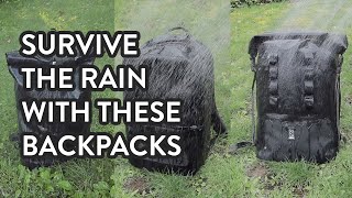 Best Waterproof Backpacks for College Commuting amp EDC [upl. by Onihc546]