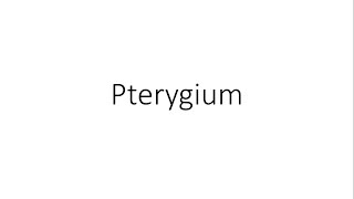 Pterygium  Ophthalmology [upl. by Queri]