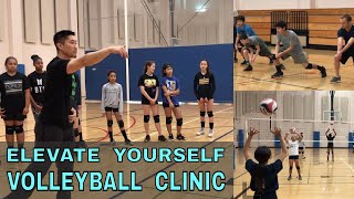 Elevate Yourself Volleyball Clinics  Coach Donny [upl. by Boar]