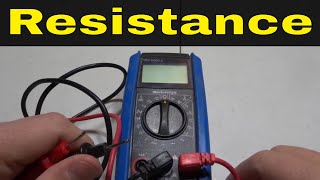 How To Measure Resistance With A MultimeterTutorial [upl. by Marian]