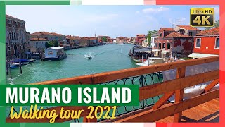 MURANO Italy walking tour in 4k  Venice [upl. by Danit]