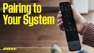 Bose Soundbar Universal Remote – Pairing to Your System [upl. by Jenness]