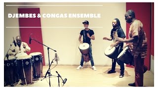 Djembes and Congas Ensemble [upl. by Ari]