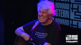 Graham Nash Performing quotOur Housequot in Howard Sterns Studio [upl. by Julian]